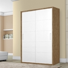 Roupeiro Dominique 1400 Amêndoa e Branco