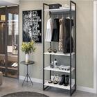 Roupeiro Doug Branco Preto