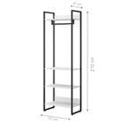 Roupeiro Doug Branco Preto