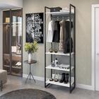 Roupeiro Doug Branco Preto