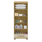 Roupeiro Dubai 2 Portas Cinamomo/off White – Rv Móveis