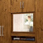 Roupeiro Dubai 6 Portas 3 Gavetas Multifuncional Com Painel P