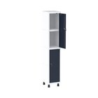 Roupeiro Em Aço Mt 1v 2 Portas Fechadura Com Prateleira Inter