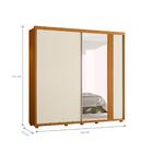 Roupeiro Espelho Sol Cinamomo Off White Salvia