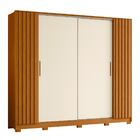 Roupeiro Flex Frisado Ângulo Cinamomo Off White