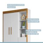 Roupeiro Flocos 3 Portas 2 Gavetas Tigus Baby - Flex Color Br