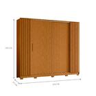 Roupeiro Frisado Ângulo Cinamomo