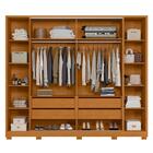 Roupeiro Frisado Ângulo Cinamomo