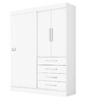 Roupeiro Georgia 3 Portas E 4 Gavetas J E A Moveis