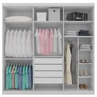 Roupeiro Gold 6 Portas Branco