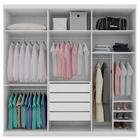 Roupeiro Gold 6 Portas Branco