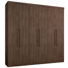 Roupeiro Gold 6 Portas Chocolate