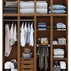 Roupeiro Grécia 04 Portas Com Maleiro E Espelho Móveis Cavazo