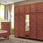 Roupeiro Grécia 05 Portas Com Maleiro E Espelho Móveis Cavazo