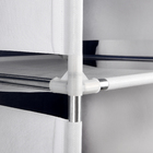 Roupeiro Guarda Roupa Organizador De Roupa Cabideiro Cinza