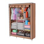 Roupeiro Guarda Roupa Organizador Desmontavel Marrom