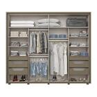 Roupeiro Guarda Roupas Casal 2 Portas 6 Gavetas 4 Espelhos Du