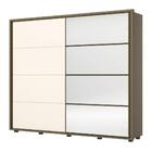 Roupeiro Guarda Roupas Casal 2 Portas 6 Gavetas 4 Espelhos Du