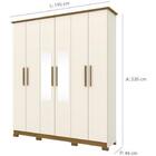 Roupeiro Henn Cover 6 Pts 3 Gvs - De211-129 - Pc / 4