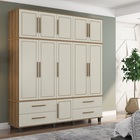 Roupeiro House Cinco Portas Nature/off White - Fabri Móveis