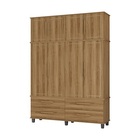 Roupeiro House Quatro Portas Nature - Fabri Móveis