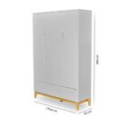 Roupeiro Infantil 4 Portas Amor Perfeito  Branco Acetinado/na