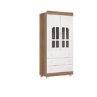 Roupeiro Infantil Katatau 2 Portas 3 Gavetas Branco/mezzo - R