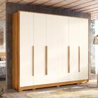 Roupeiro Italia Carvalho Grife/off White