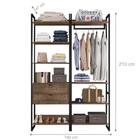 Roupeiro Jocar Castanho Preto