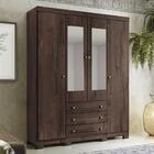 Roupeiro Jodie Ébano Com Espelho