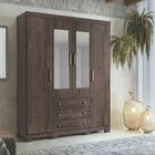 Roupeiro Jodie Ébano Com Espelho