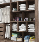 Roupeiro Joinville Slide 2 Portas - 100% MDF - Cafe/Cafe/Bran