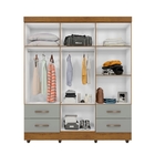 Roupeiro Lins Freijó Concreto Com 6 Portas