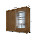 Roupeiro Lisboa Casal 2 Portas De Correr 6 Gavetas Incabras