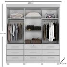 Roupeiro Londres S/espelho Benetil Móveis Branco