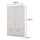 Roupeiro Maceió - Branco