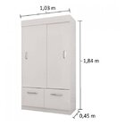 Roupeiro Maceió - Branco