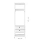 Roupeiro Madri Branco Com Gaveta