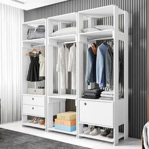 Roupeiro Madri Branco Com Porta E Gaveta Leroy Merlin Roupeiro Madri Branco Com Porta E Gaveta Leroy Merlin