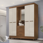 Roupeiro Magno 4 Pts C/espelho E Pes 27978.237 Dj