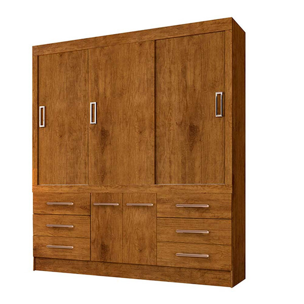 Roupeiro Marselha Com 3 Portas De Correr E 6 Gavetas J E A Mo