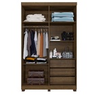 Roupeiro Milão 4 Portas 3 Gavetas Benetil Imbuia