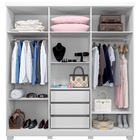 Roupeiro Milão 6 Portas 3 Gavetas Benetil Branco