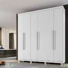 Roupeiro Milão 6 Portas 3 Gavetas Benetil Branco