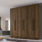 Roupeiro Milão 6 Portas 3 Gavetas Benetil Imbuia