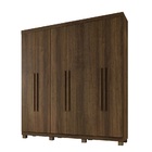 Roupeiro Milão 6 Portas 3 Gavetas Benetil Imbuia