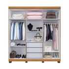 Roupeiro Milão 6 Portas Cinamomo