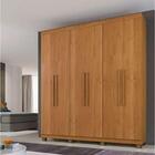 Roupeiro Milão 6 Portas Cinamomo