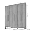 Roupeiro Milão 6 Portas Cinamomo