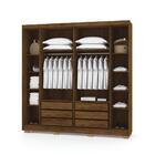 Roupeiro Mistral Com Espelho Imbuia Rústico